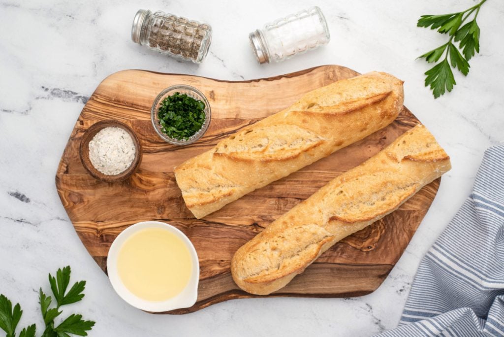 Hausgemachte Ranch-Toast-Zutaten