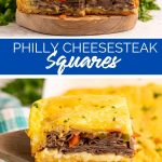 Philly Cheesesteak Squares recipe from Family Fresh Meals