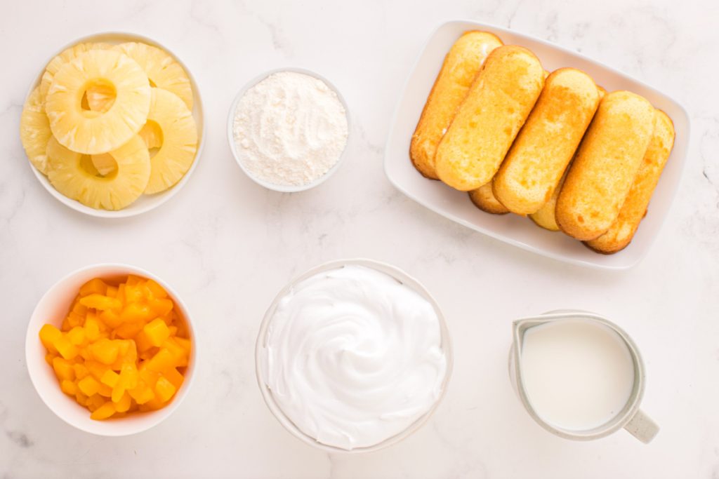 ingredients for Twinkie Cake