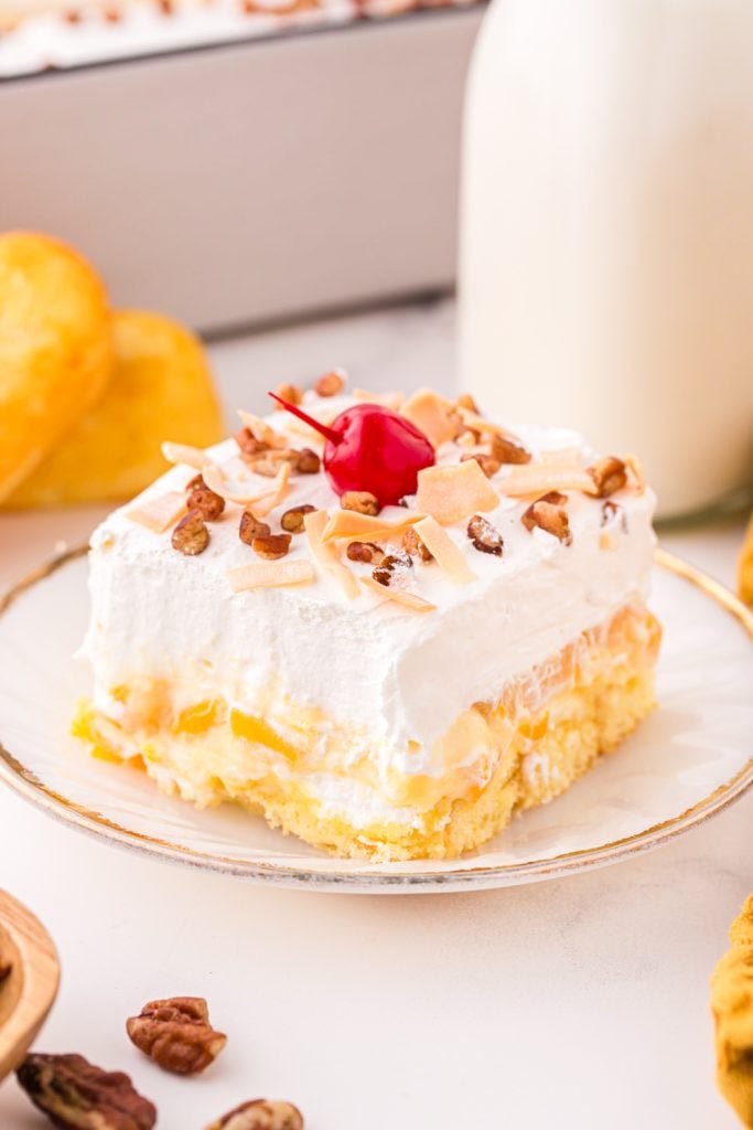 Twinkie Cake on a plate