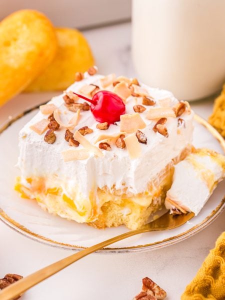 Twinkie Cake on a plate