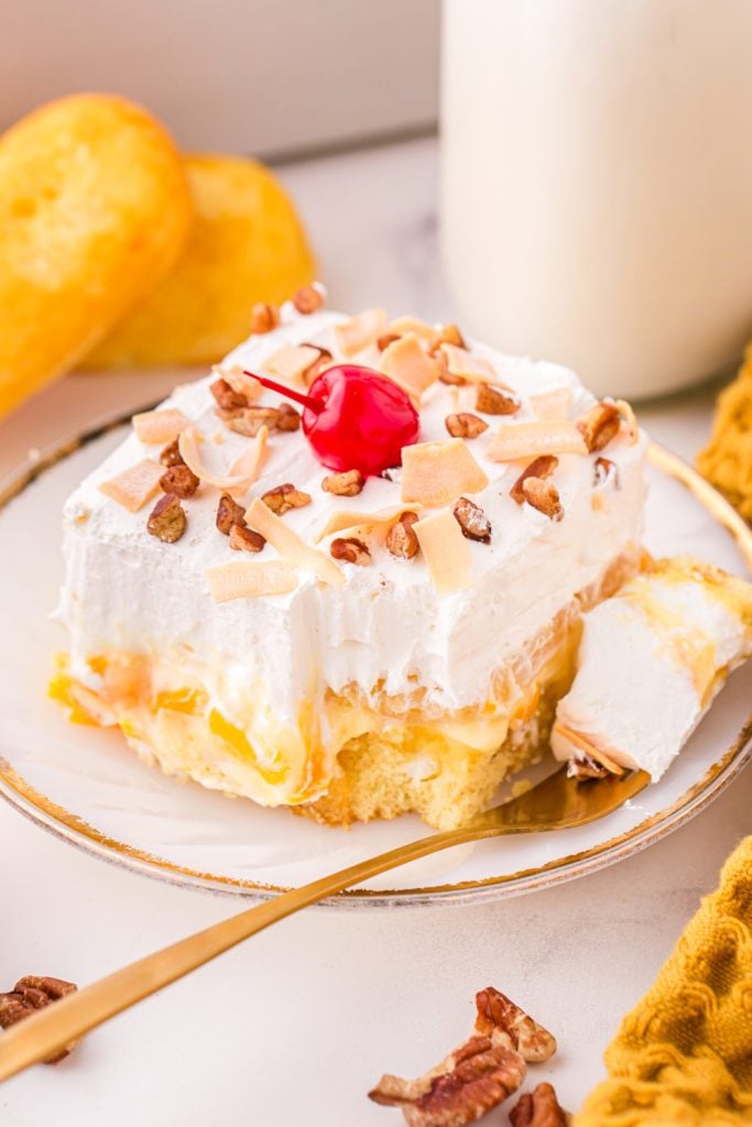Twinkie Cake on a plate