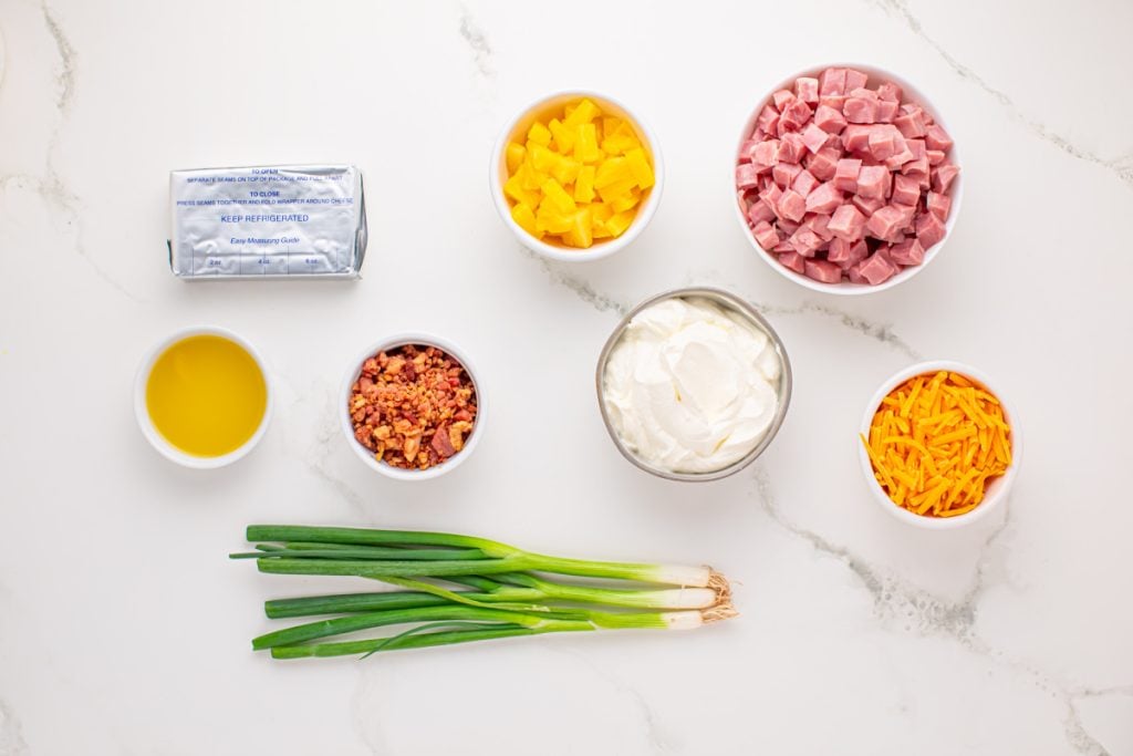 ingredients for Hawaiian Dip