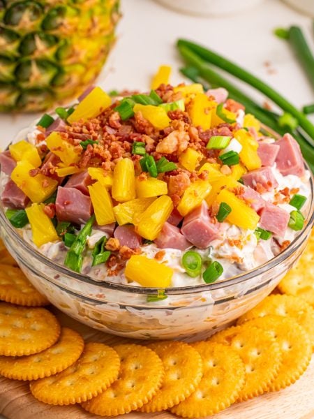 Hawaiian dip in a bowl