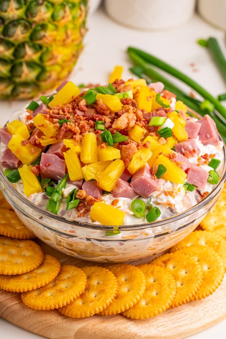 Hawaiian dip in a bowl