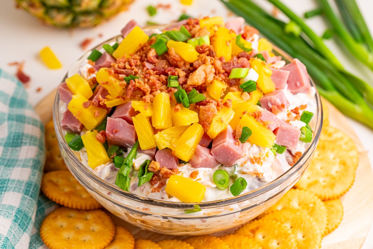 hawaiian dip in a bowl