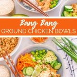 Bang Bang Ground Chicken Bowls from Family Fresh Meals