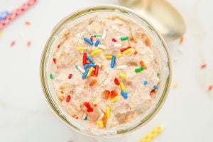 Birthday Cake Overnight Oats