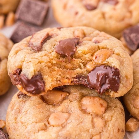 Brown Butter Chocolate Chip Toffee Cookies