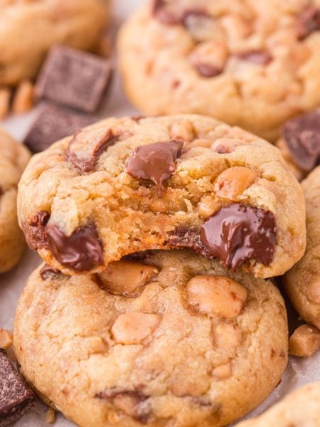 Brown Butter Chocolate Chip Toffee Cookies