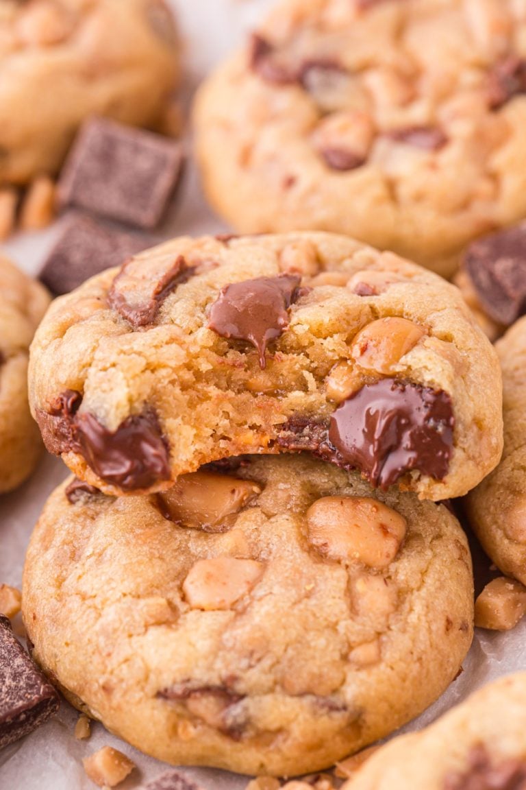 Brown Butter Chocolate Chip Toffee Cookies