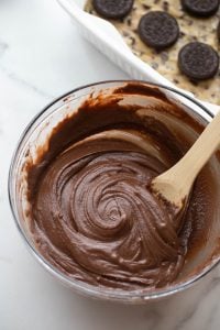 brownie batter in a bowl