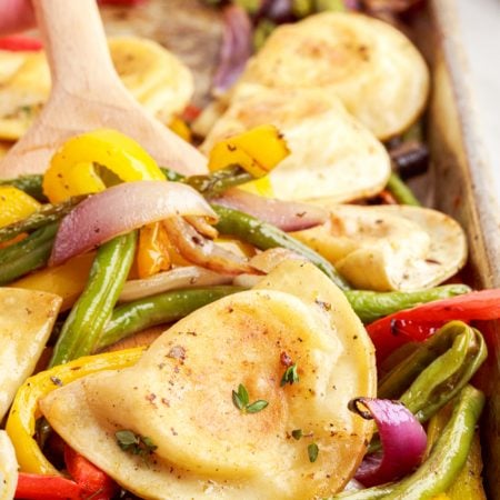Sheet Pan Pierogi Dinner
