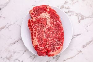 seasoned beef on a plate