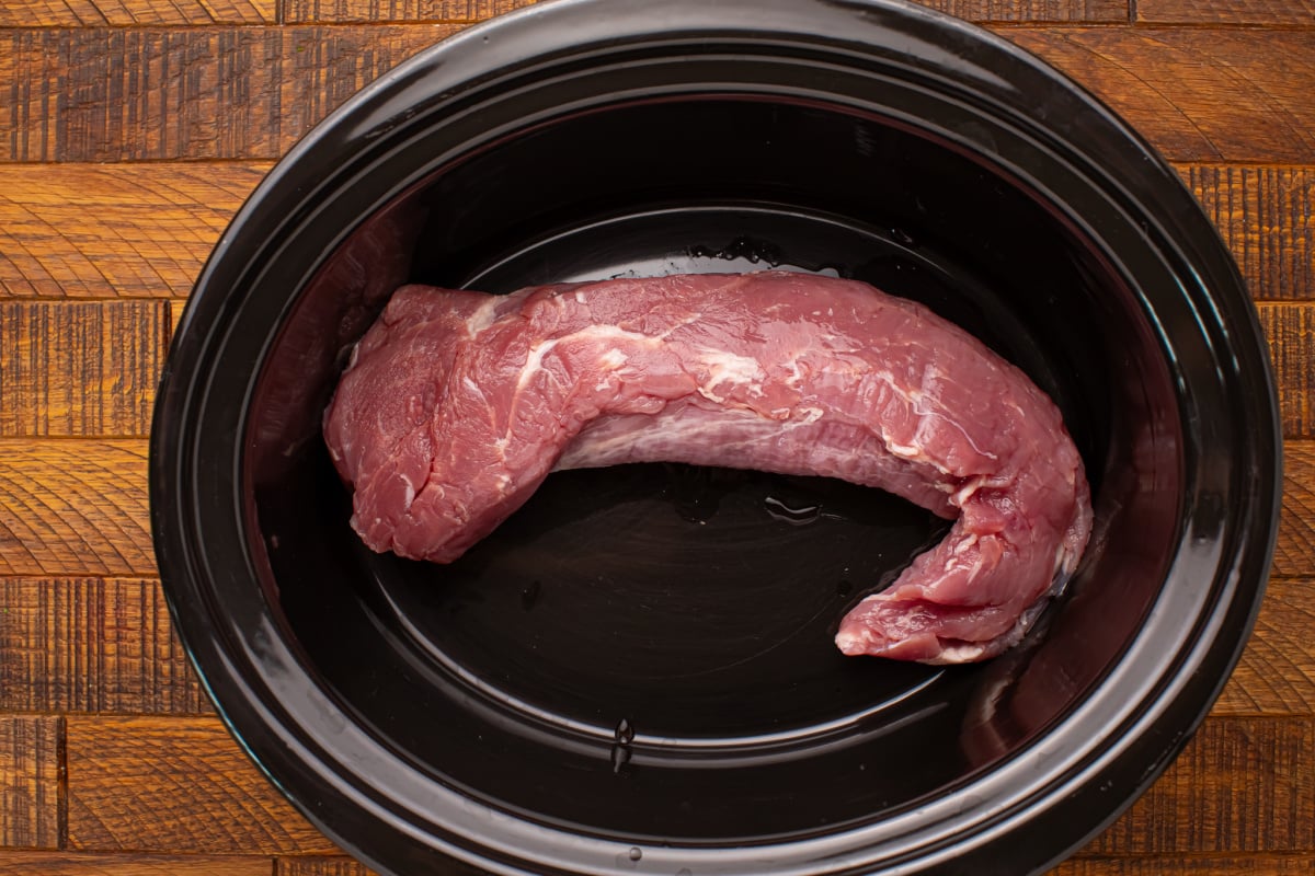 pork tenderloin in a slow cooker