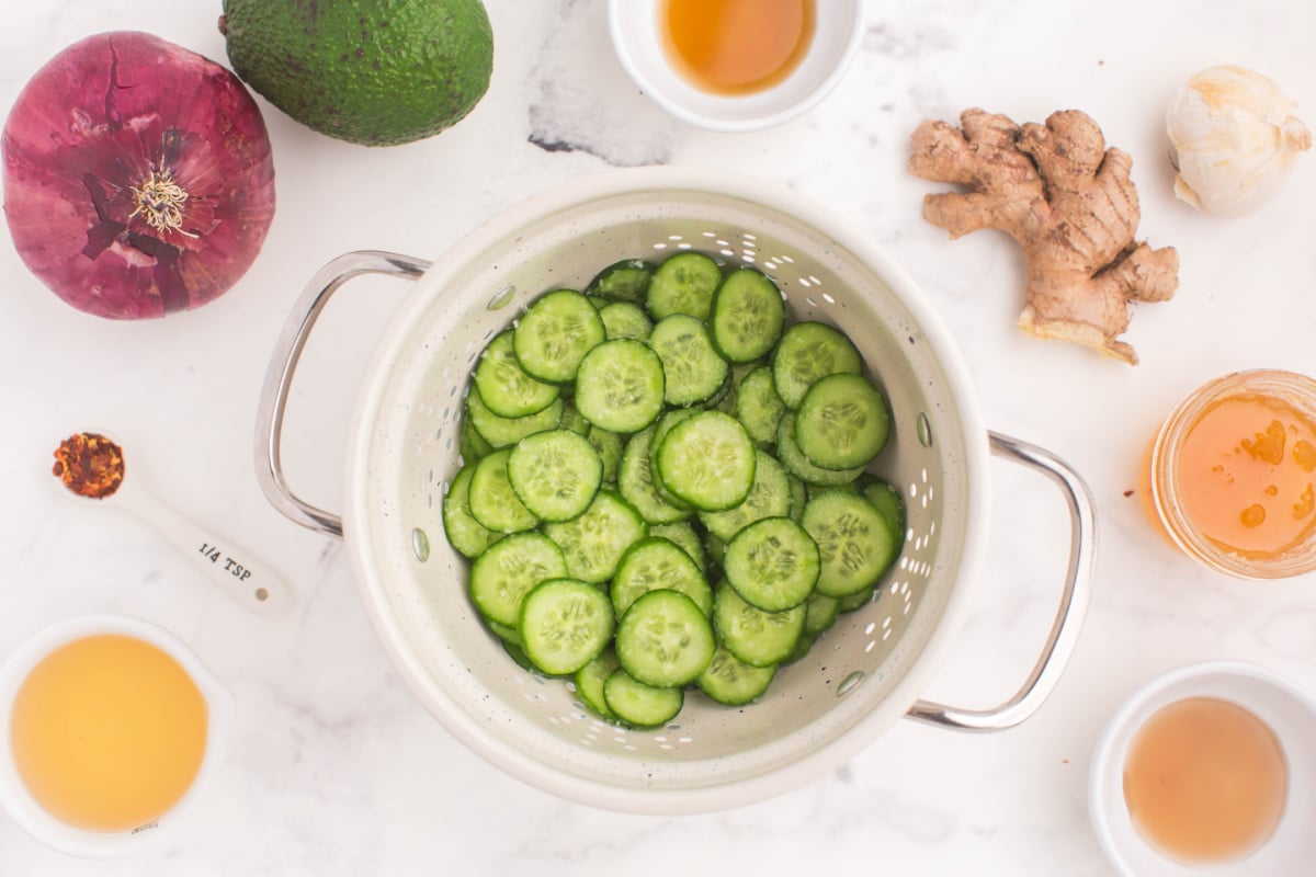 cucumbers in a collider