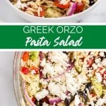 Greek Orzo Pasta Salad from Family Fresh Meals