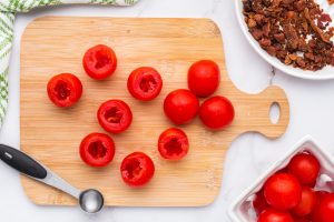 tomatoes scooped out