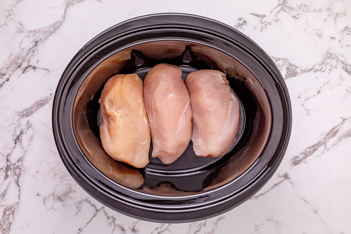chicken breast in a slow cooker