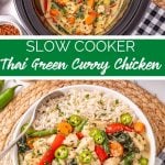 Slow Cooker Thai Green Curry Chicken from Family Fresh Meals