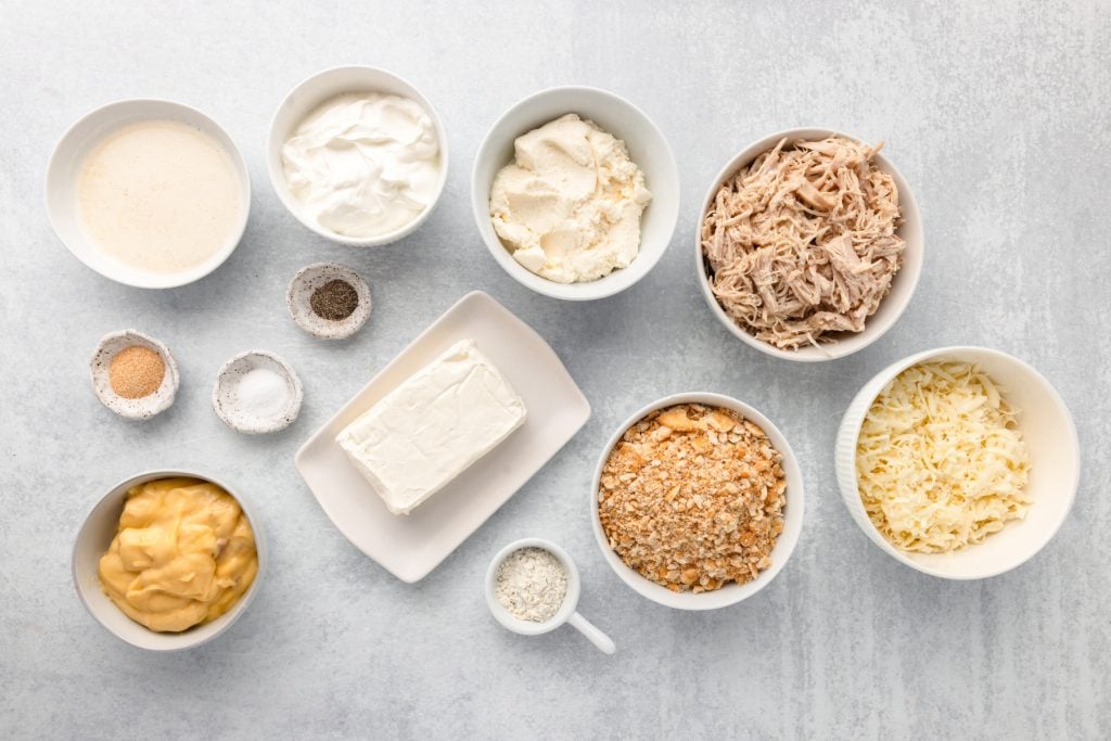 ingredients for Million Dollar Chicken Casserole