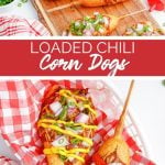 loaded chili corn dogs from Family Fresh Meals