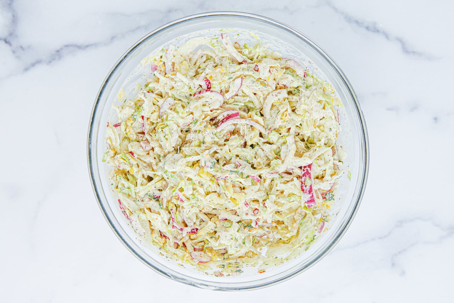 grinder salad in a bowl