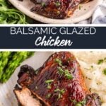 Balsamic Glazed Chicken recipe from Family Fresh Meals