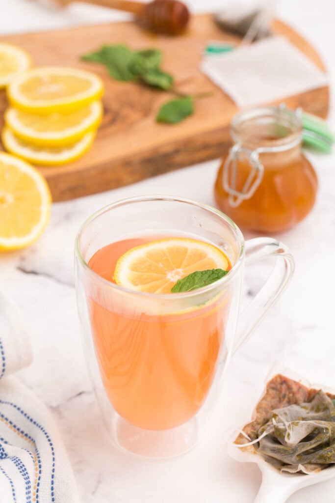 Copycat Starbucks Medicine Ball in a mug