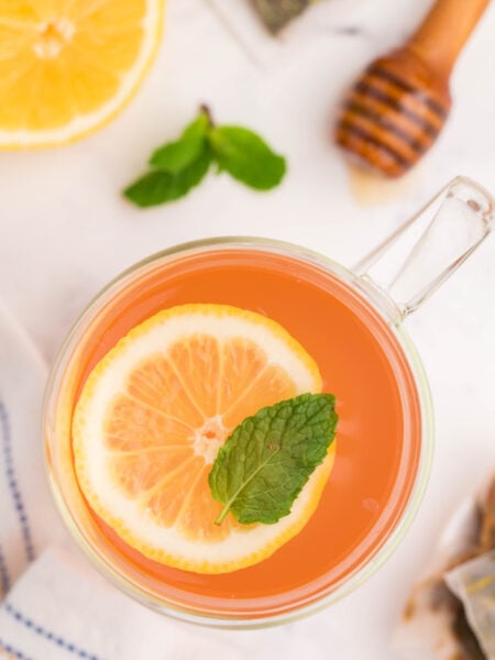 Copycat Starbucks Medicine Ball in a mug