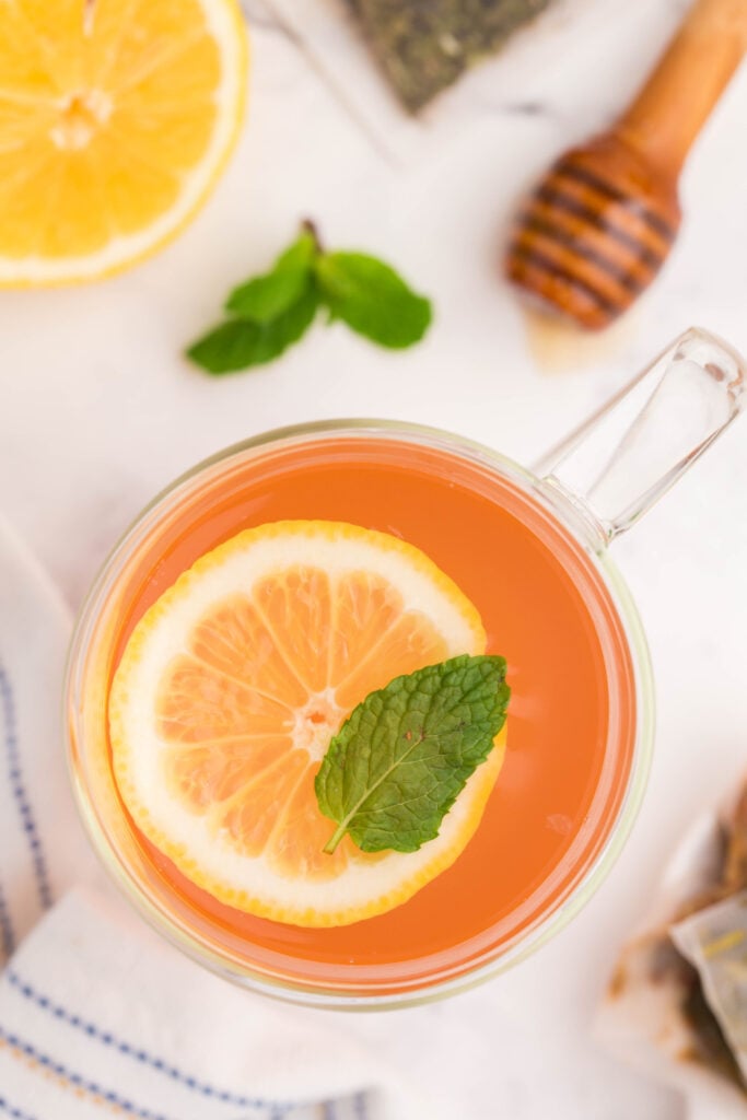 Copycat Starbucks Medicine Ball in a mug