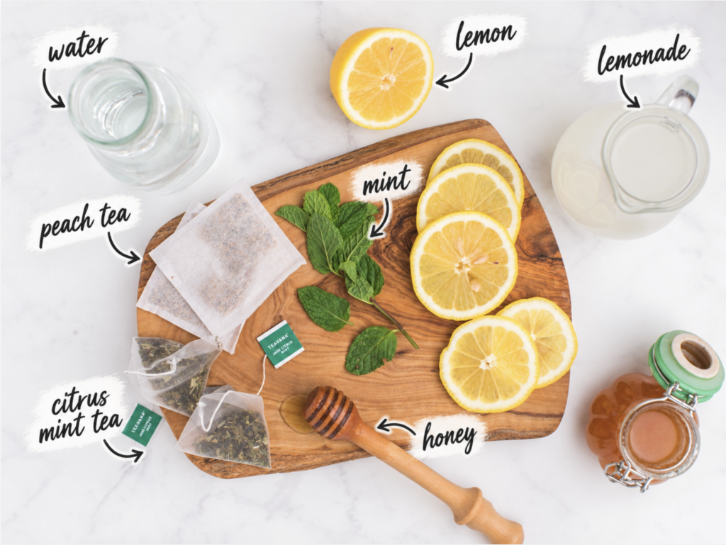 ingredients for Copycat Starbucks Medicine Ball