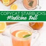 Copycat Starbucks Medicine Ball recipe from Family Fresh Meals