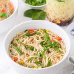 Homemade Instant Noodles in a bowl