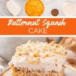 Butternut Squash Cake recipe from Family Fresh Meals