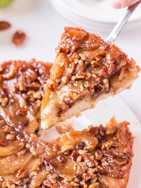 Caramel Apple Upside Down Cake