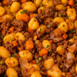Gnocchi Shepherd’s Pie in a pan