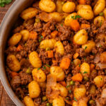 Gnocchi Shepherd’s Pie in a pan