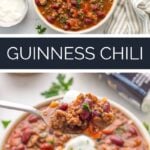 Guinness Chili recipe from Family Fresh Meals