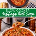Slow Cooker Cabbage Roll Soup recipe from Family Fresh Meals
